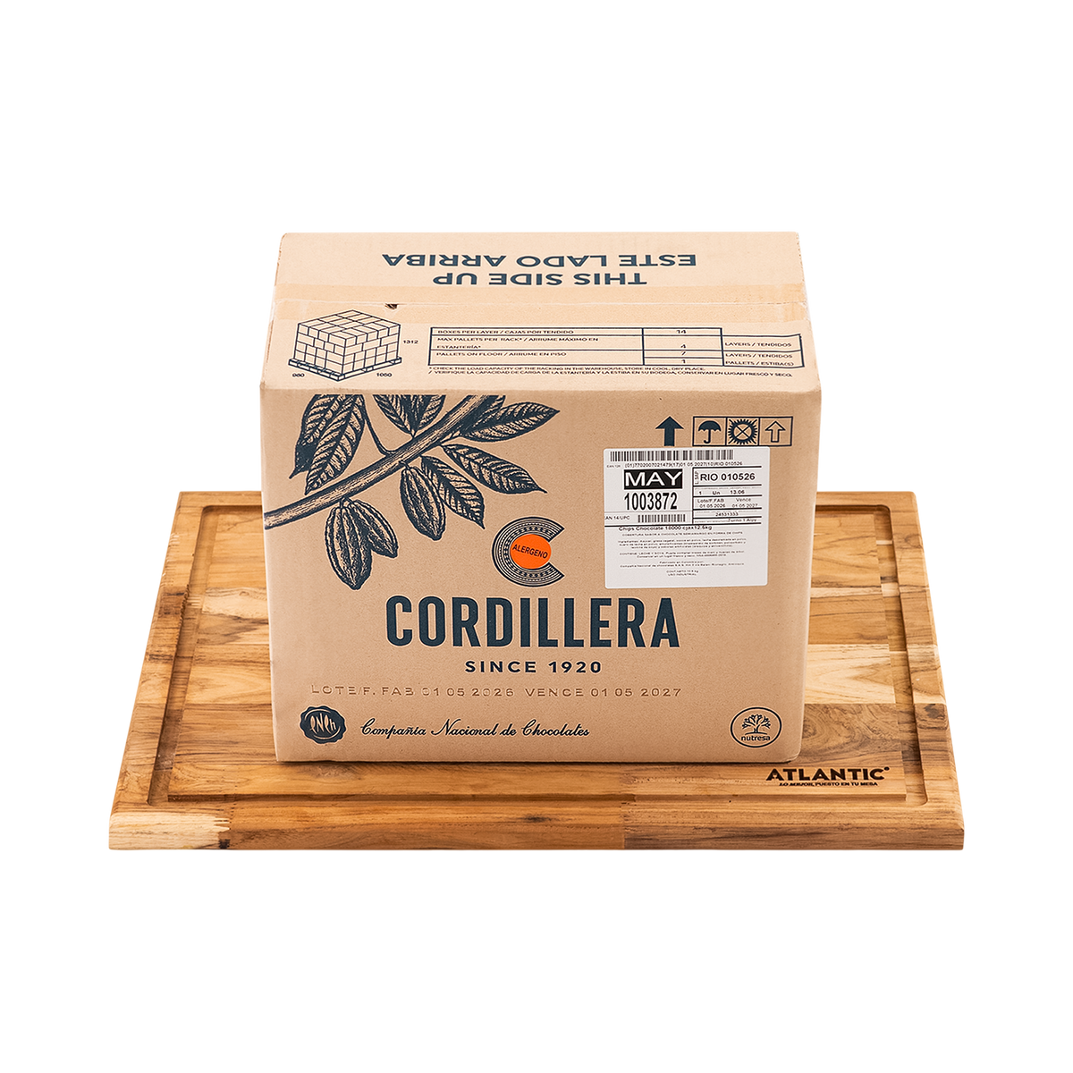 Chocolates B2B Chocubierta Blanca Cordillera Can 4Kg