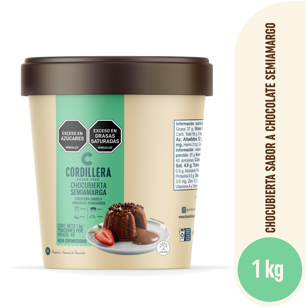 Cordillera Chocubierta Oscura tarro x 1 kg