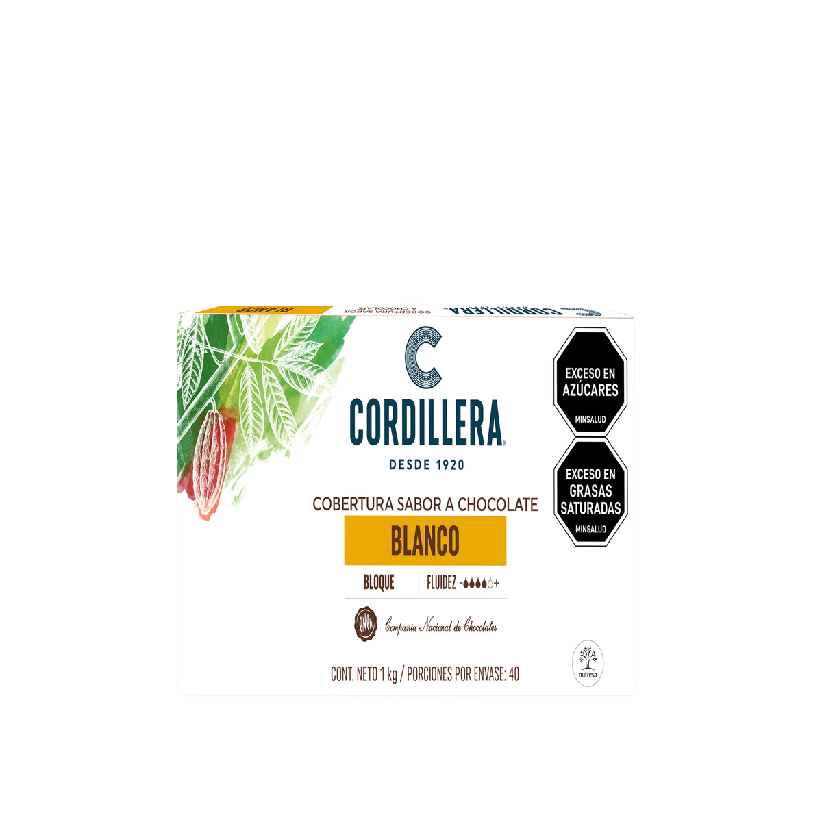 Chocolates B2B Cobert Sch Blanca Cordillera 10Bq X 1Kg