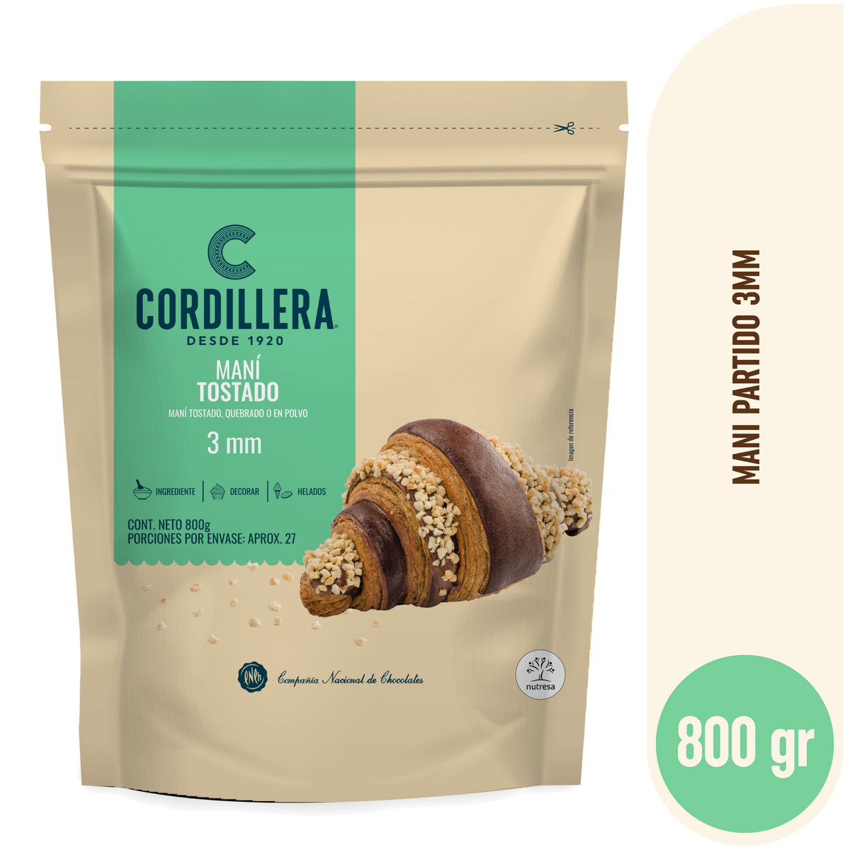 Cordillera Mani Tamaño 3mm x 800 g Nacional