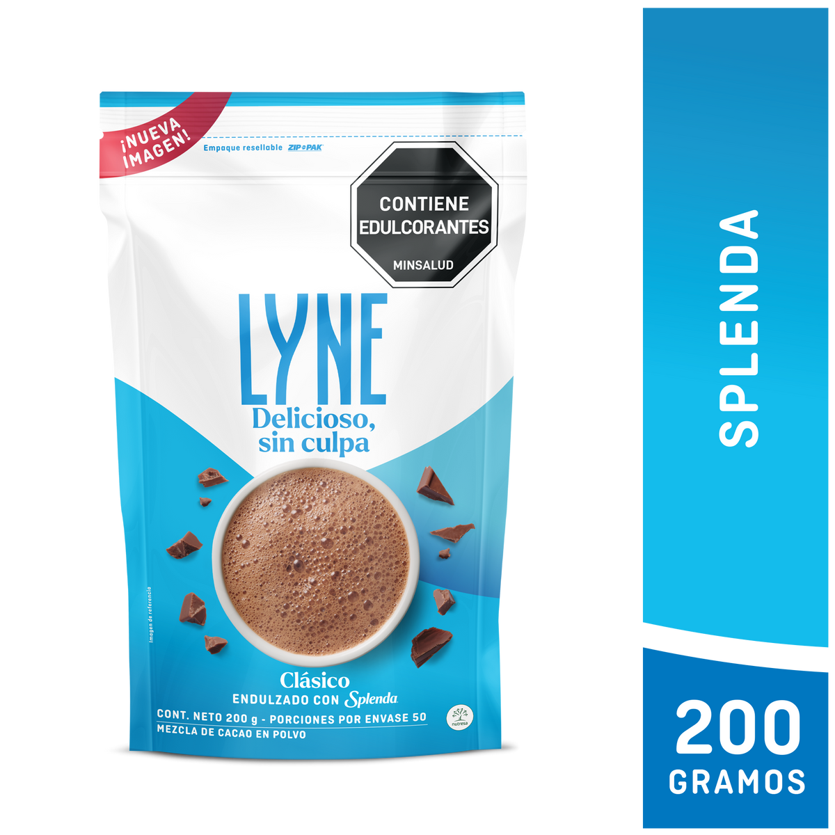 Lyne Chocolate Endulzado x 200g