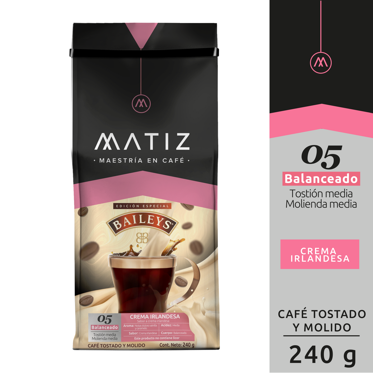 Matiz Cafe Baileys x 240 g 12 un