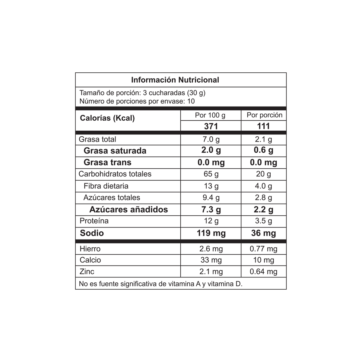 Tosh Cereal Frutos Rojos x Granel 300 g Novaventa