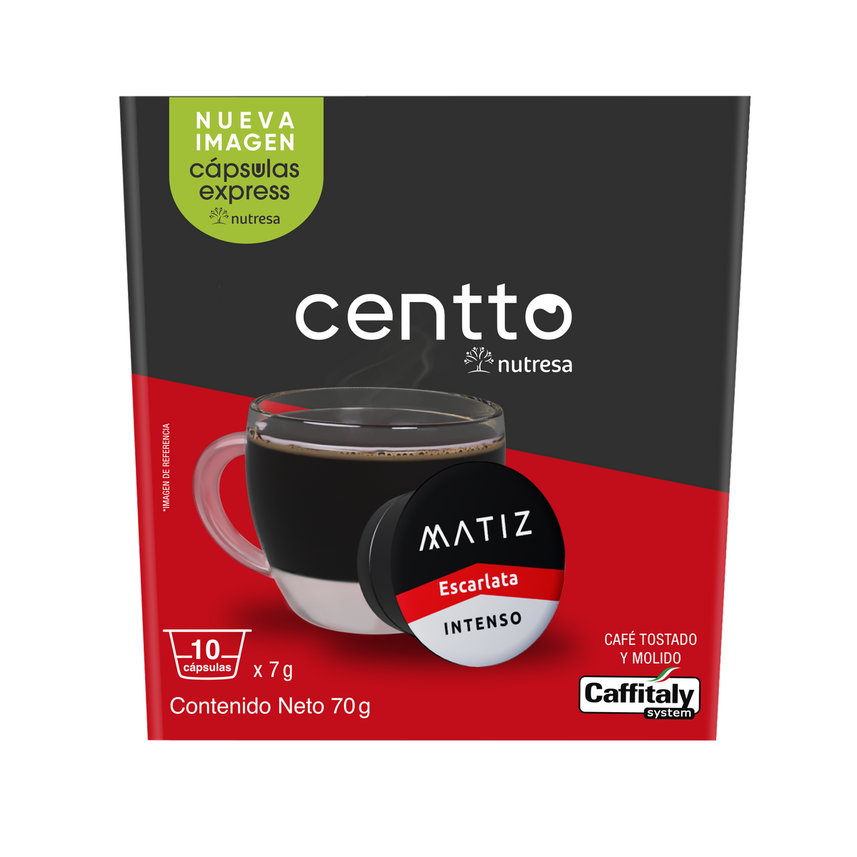 Centto Cafe Matiz Escarlat10 Capsulas x 7 g