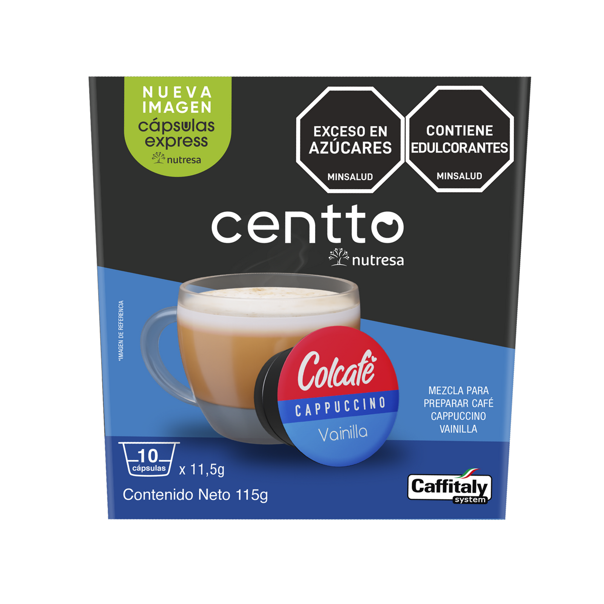 Colcafe Cappuccino Vaini Centto 11. 5 g 10 Capsulas