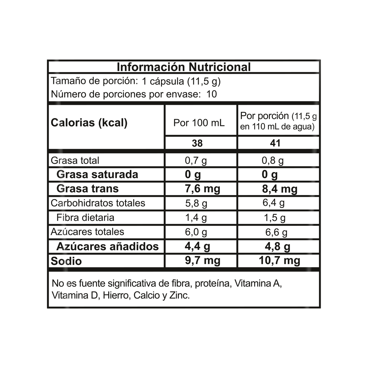 Colcafe Cappuccino Vaini Centto 11. 5 g 10 Capsulas