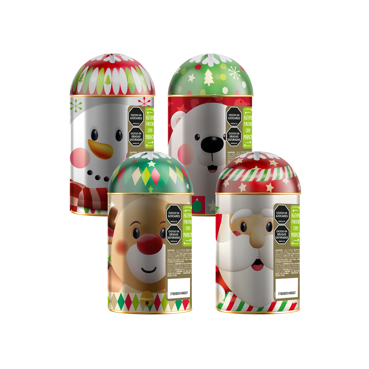 Navidad Galleta Maraca Cofre x 80 g