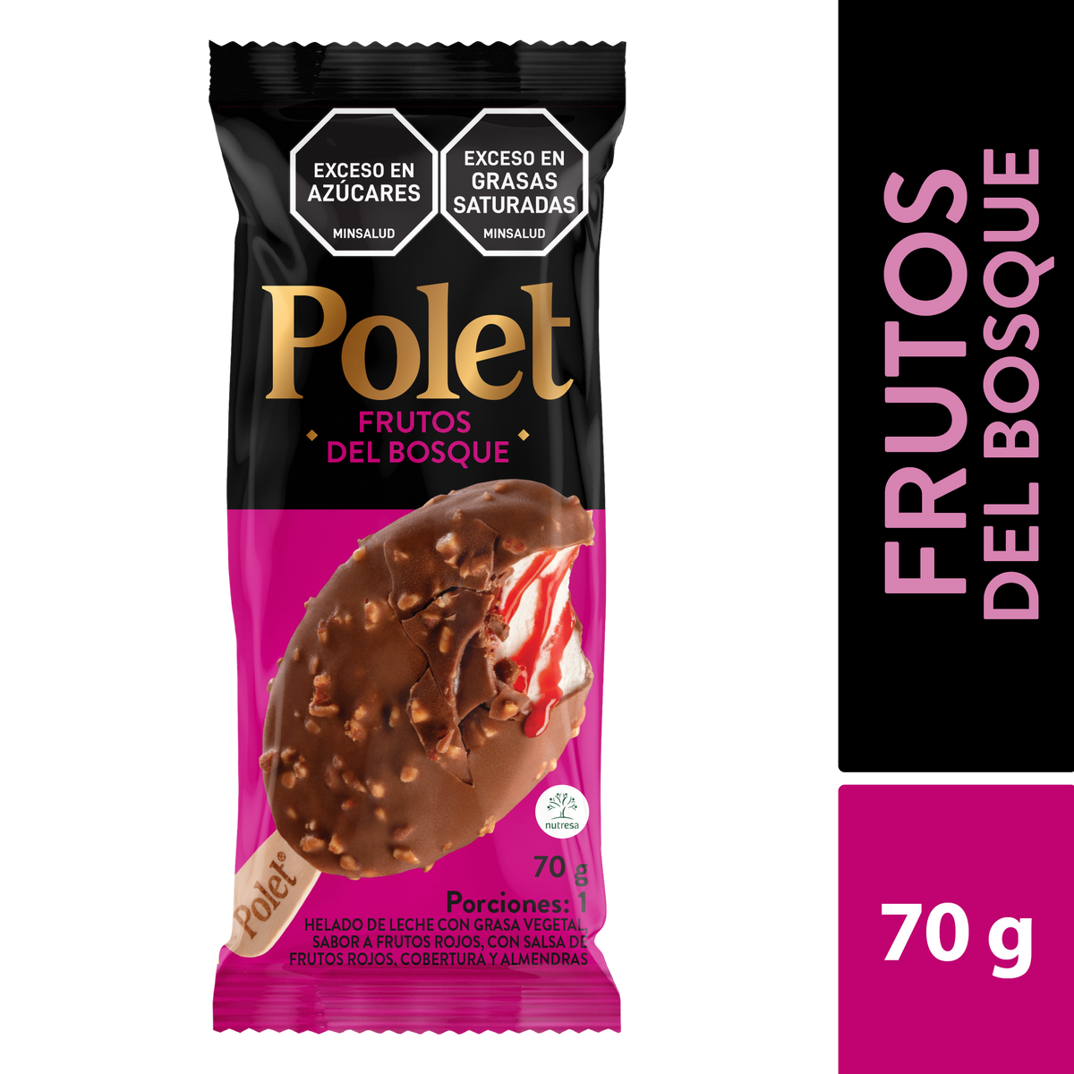 Polet Paleta Frutos Caja x12un x70g