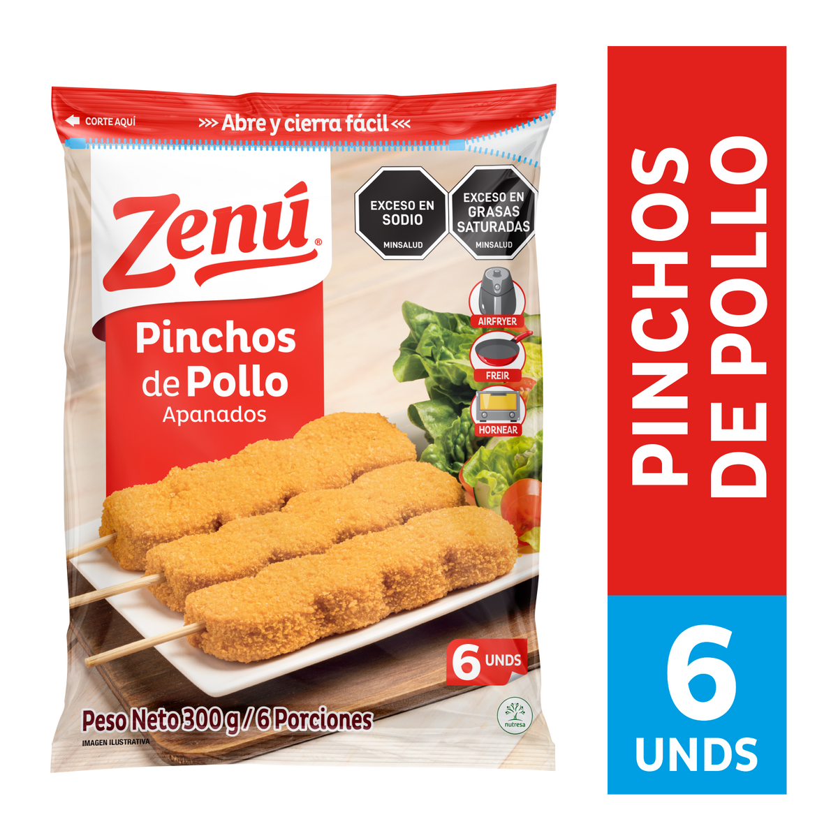 Zenú Pincho Pollo Apanado x 300 g