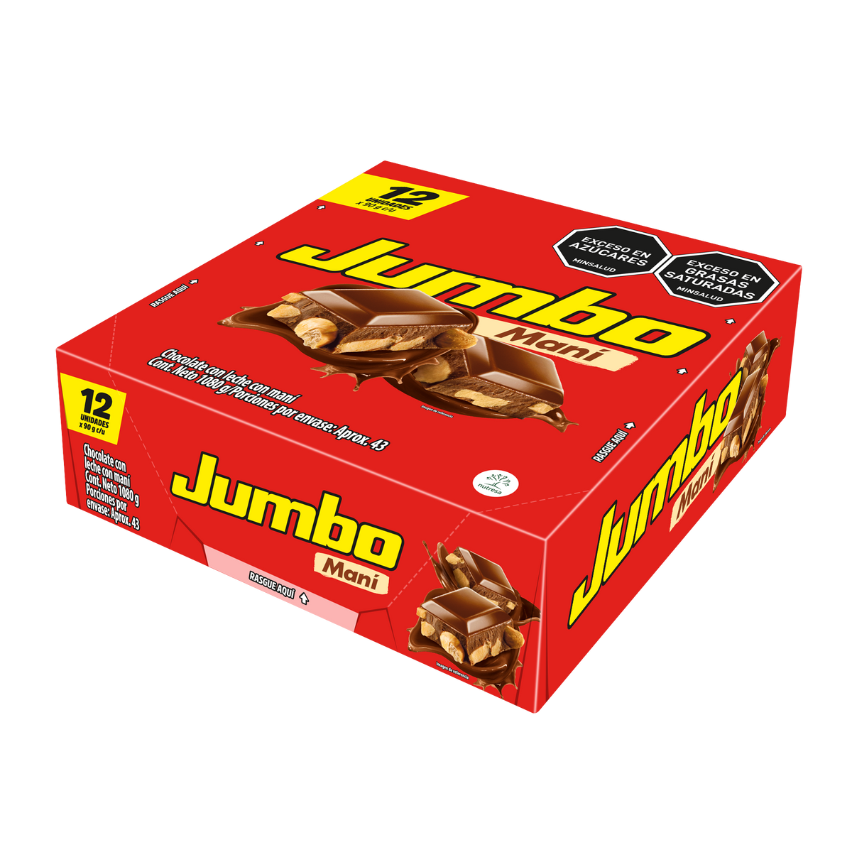 Jumbo Golosina Maní Plegadiza x 90g