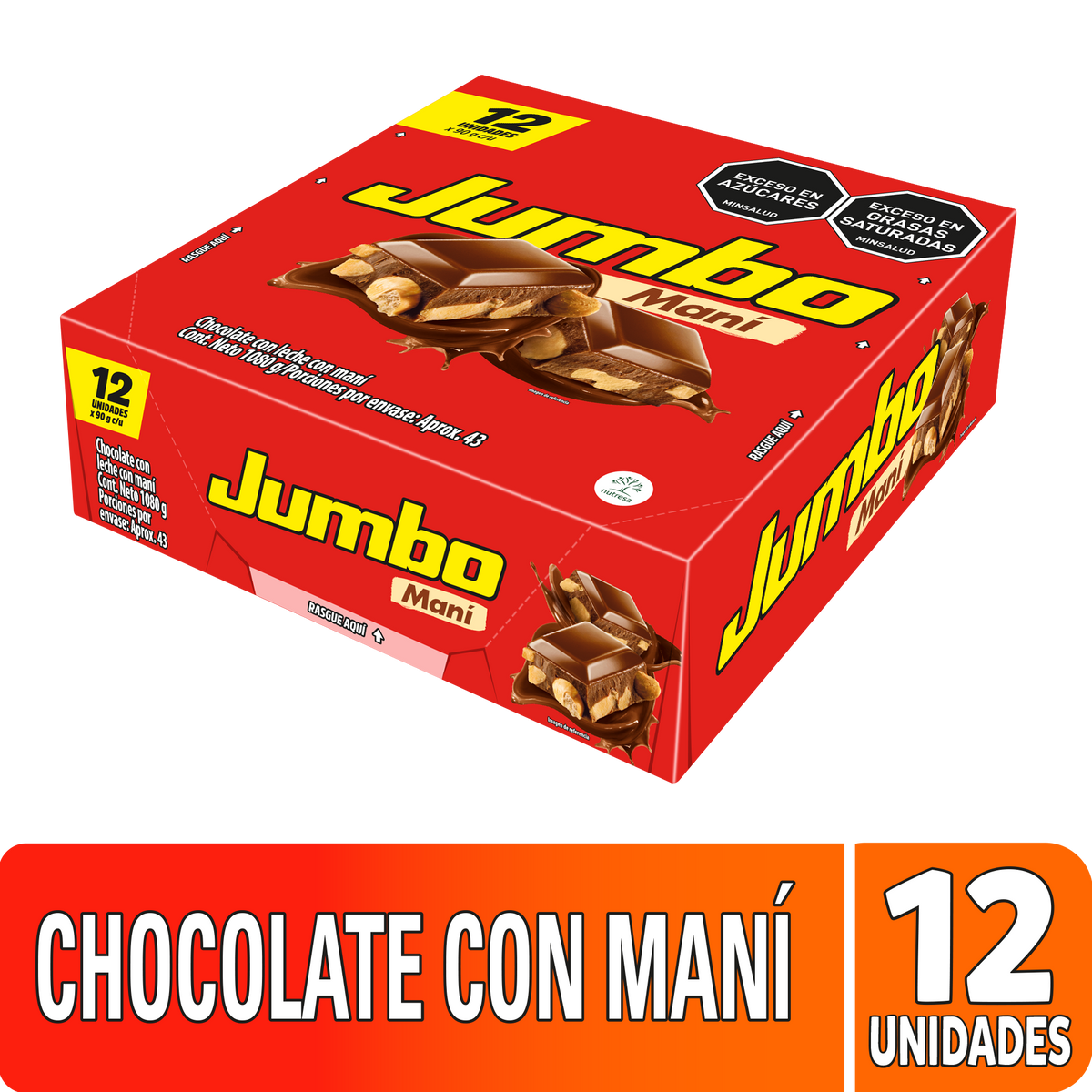 Jumbo Golosina Maní Plegadiza x 90g