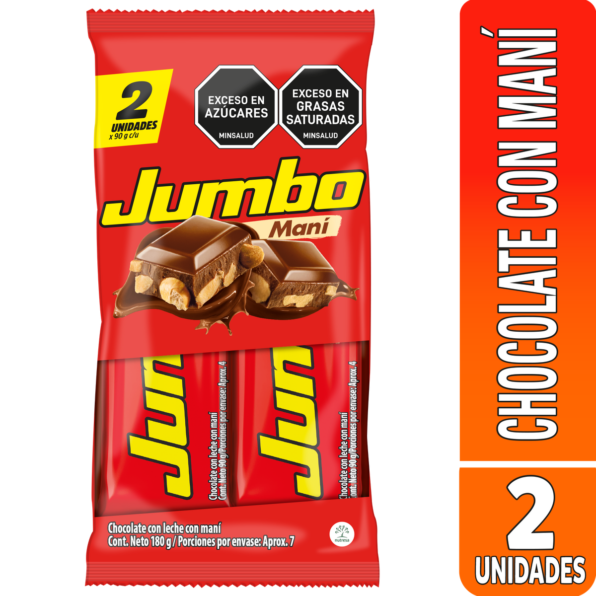 Jumbo Golosina Maní Bandeja x 90g