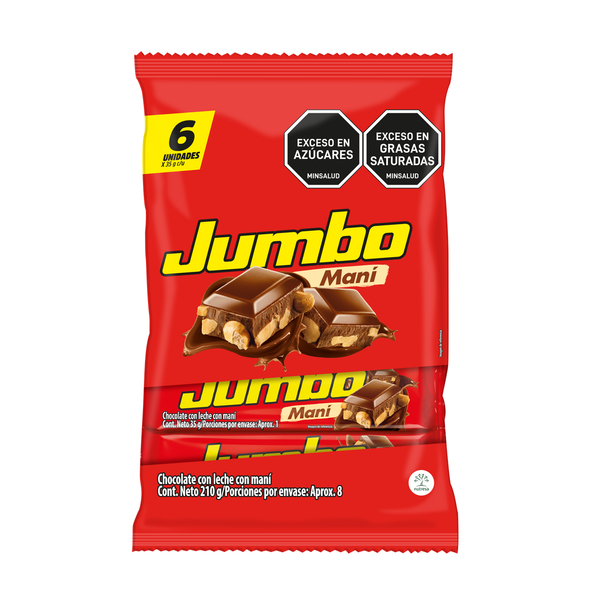 Jumbo Golosina Maní Bandeja x 35g
