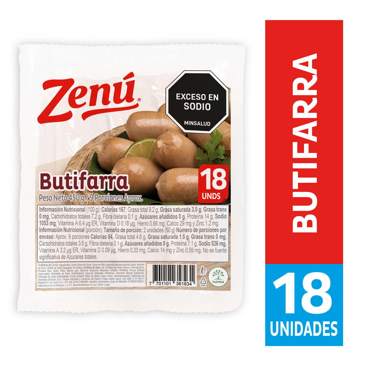 Zenú Butifarra x 450 g