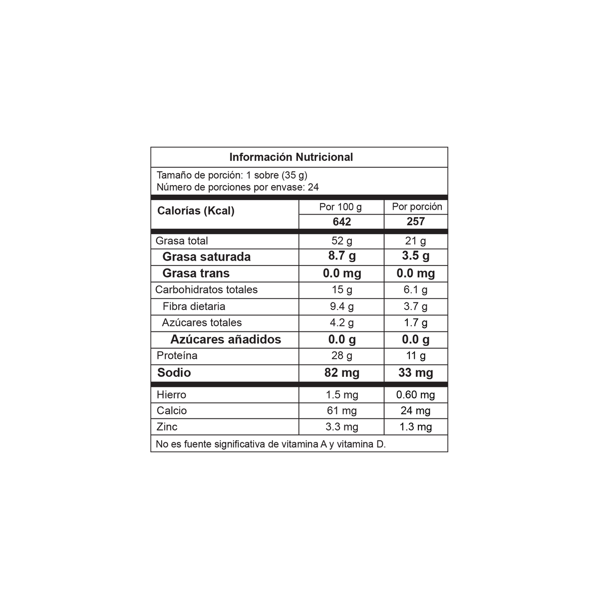 La Especial Mani Sal x Plegadiza x 24 Un x 35 g