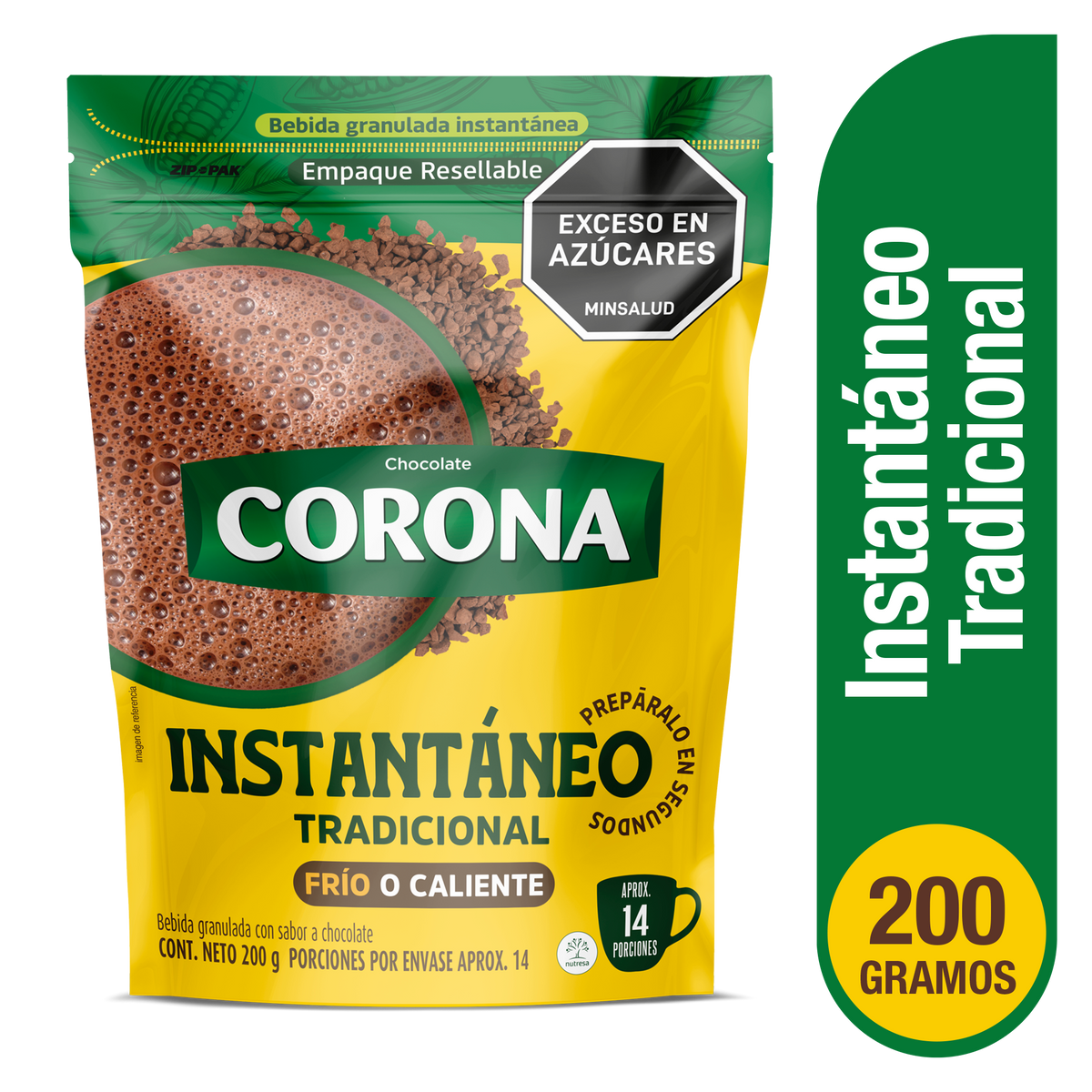 Corona Chocolate Instantáneo x 200g