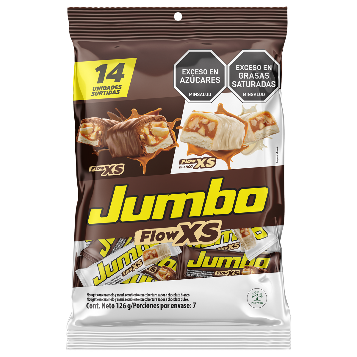 Jumbo Golosina Flow XS Surtido Bolsa x 9g