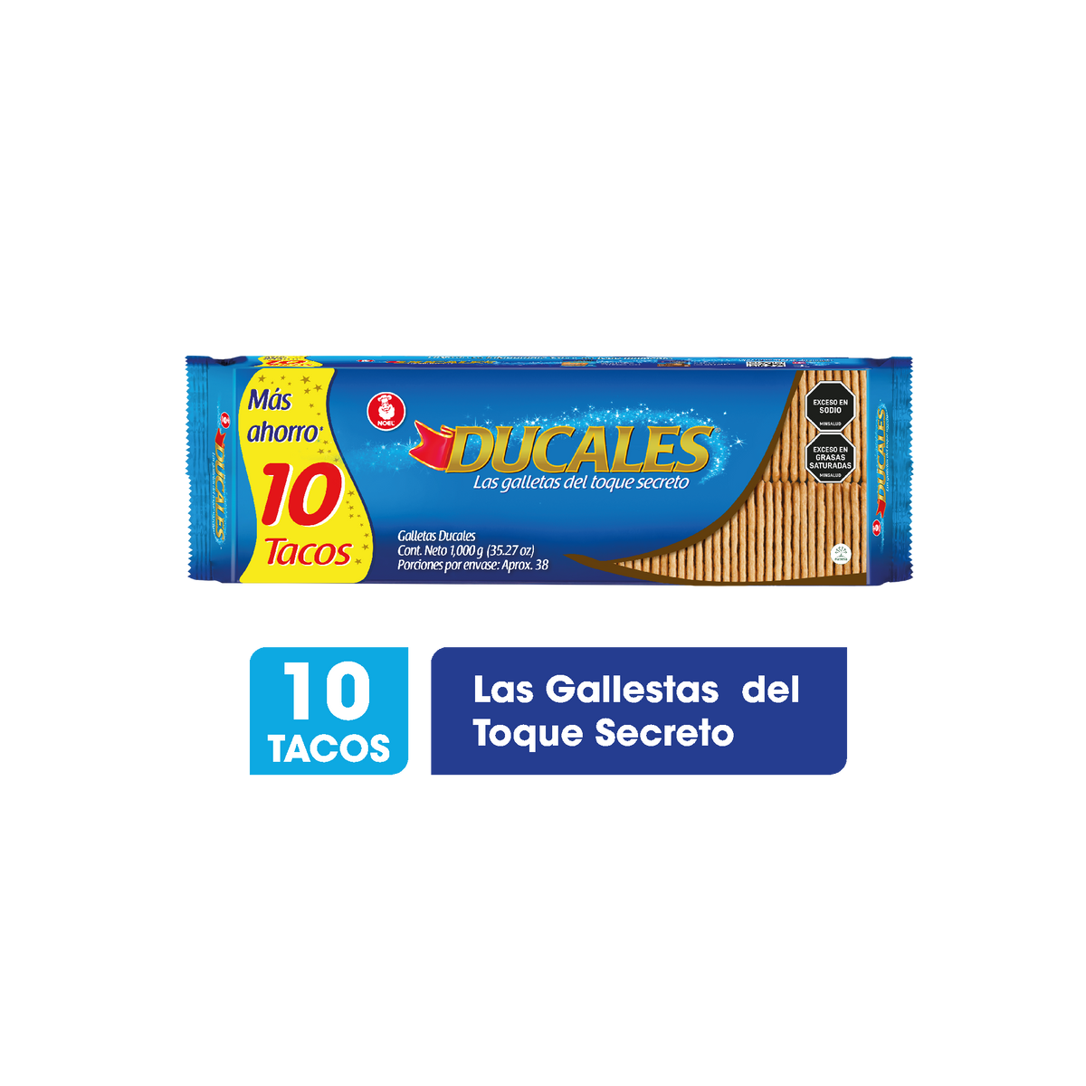 Ducales Galleta Taco x 10 1000 g