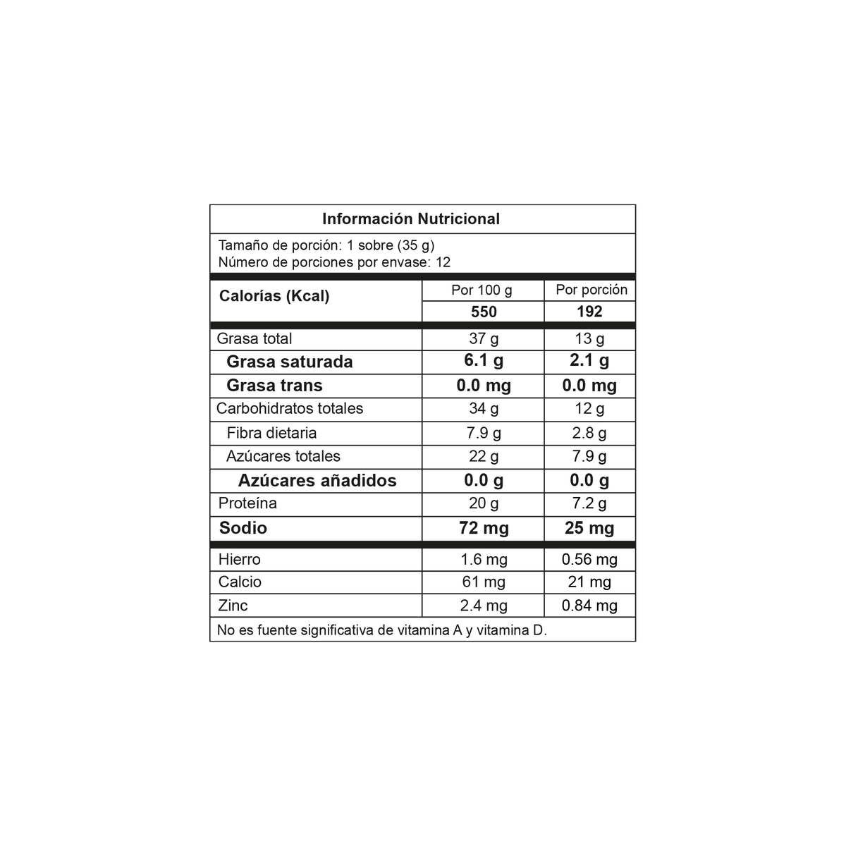 La Especial Pasabocas Pasas x Plegadiza x 12 Un x 35 g