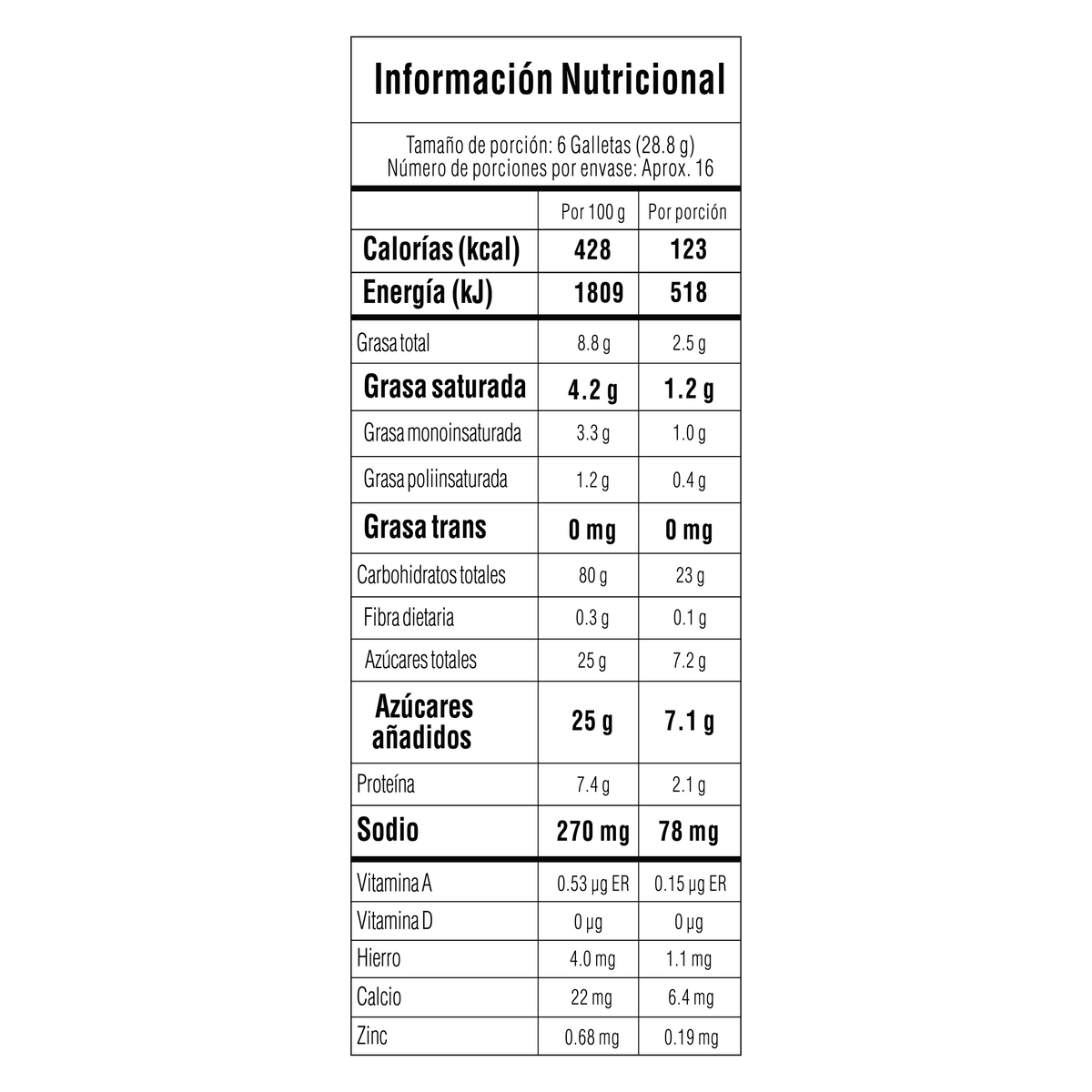 Noel Galleta Navidad Bolsa por 450 gramos