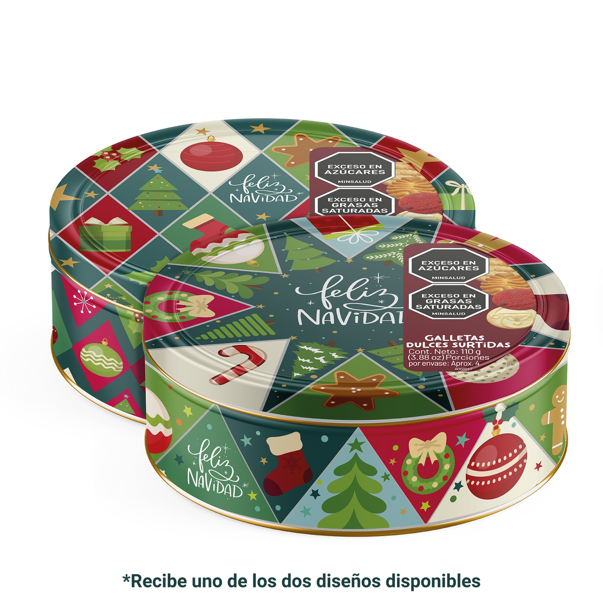 Noel Galleta Navidad Cofre Pequeño 110 gramos