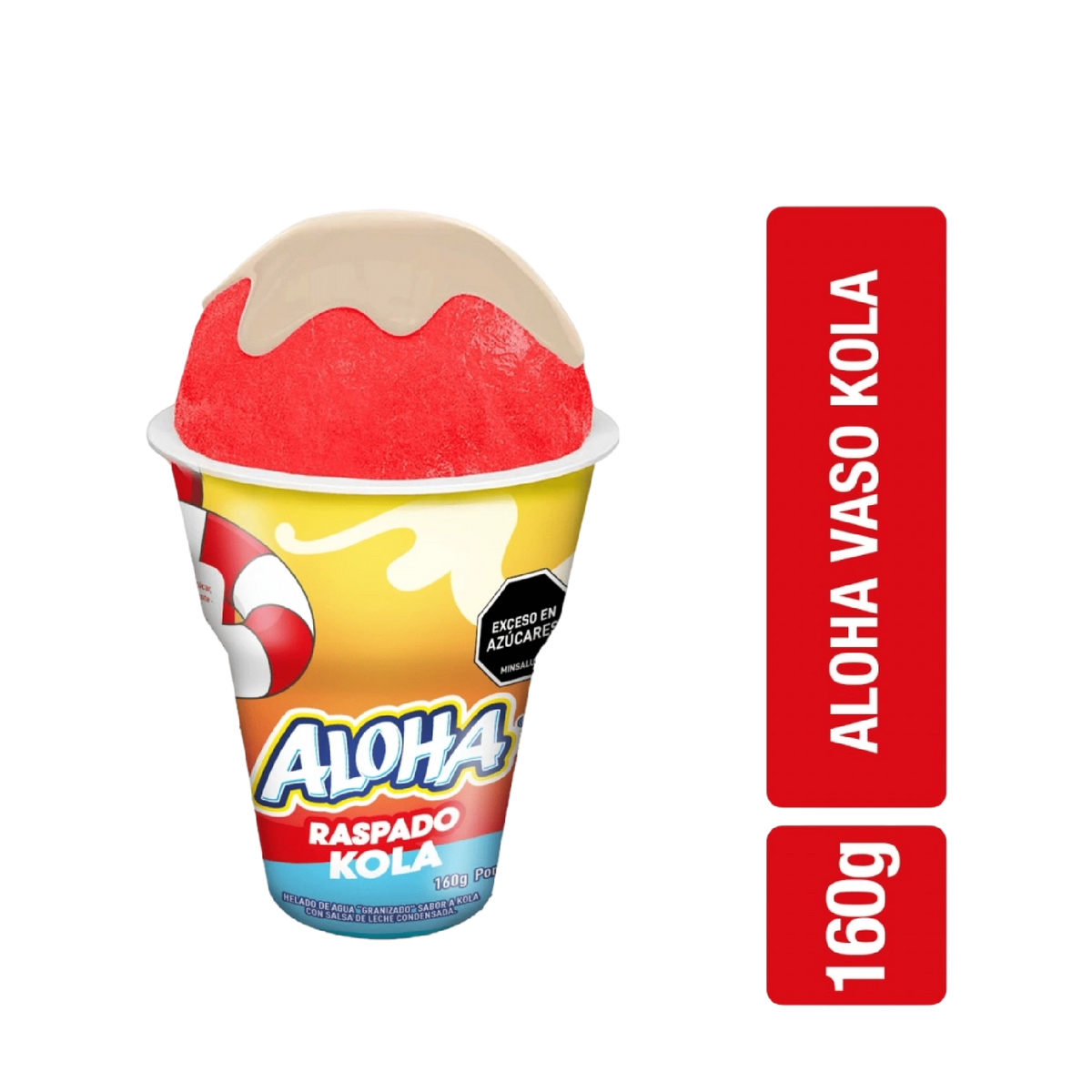 Aloha Vaso Kola Caja x12un x160g
