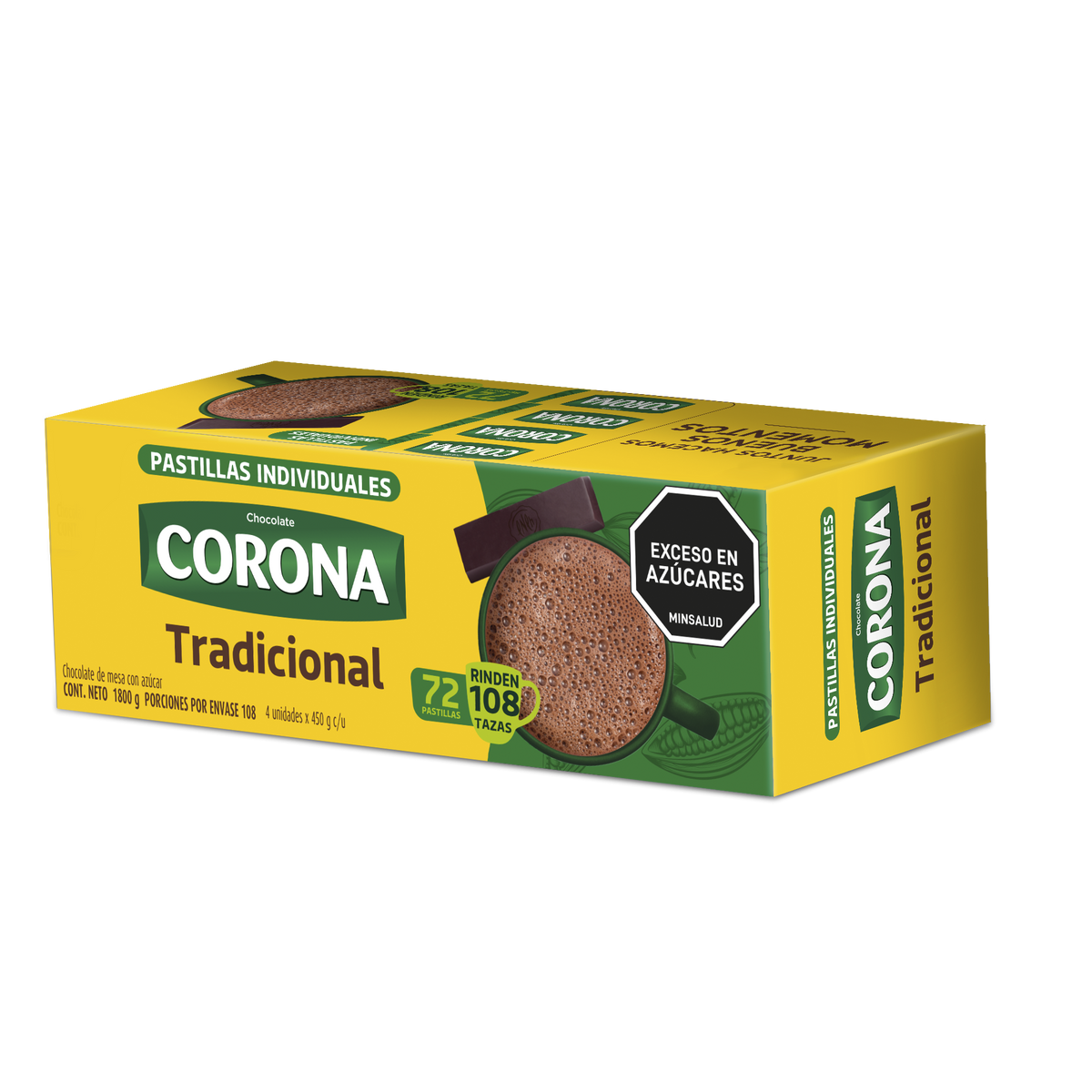 Corona Chocolate 40 Pastillas x 25g