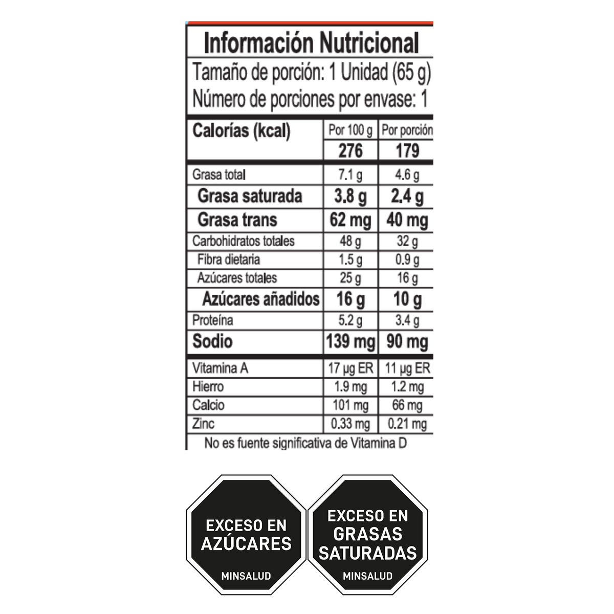 Crem Helado Galleta con Helado Vainilla con Pasas Caja x 20 Un x 65 g