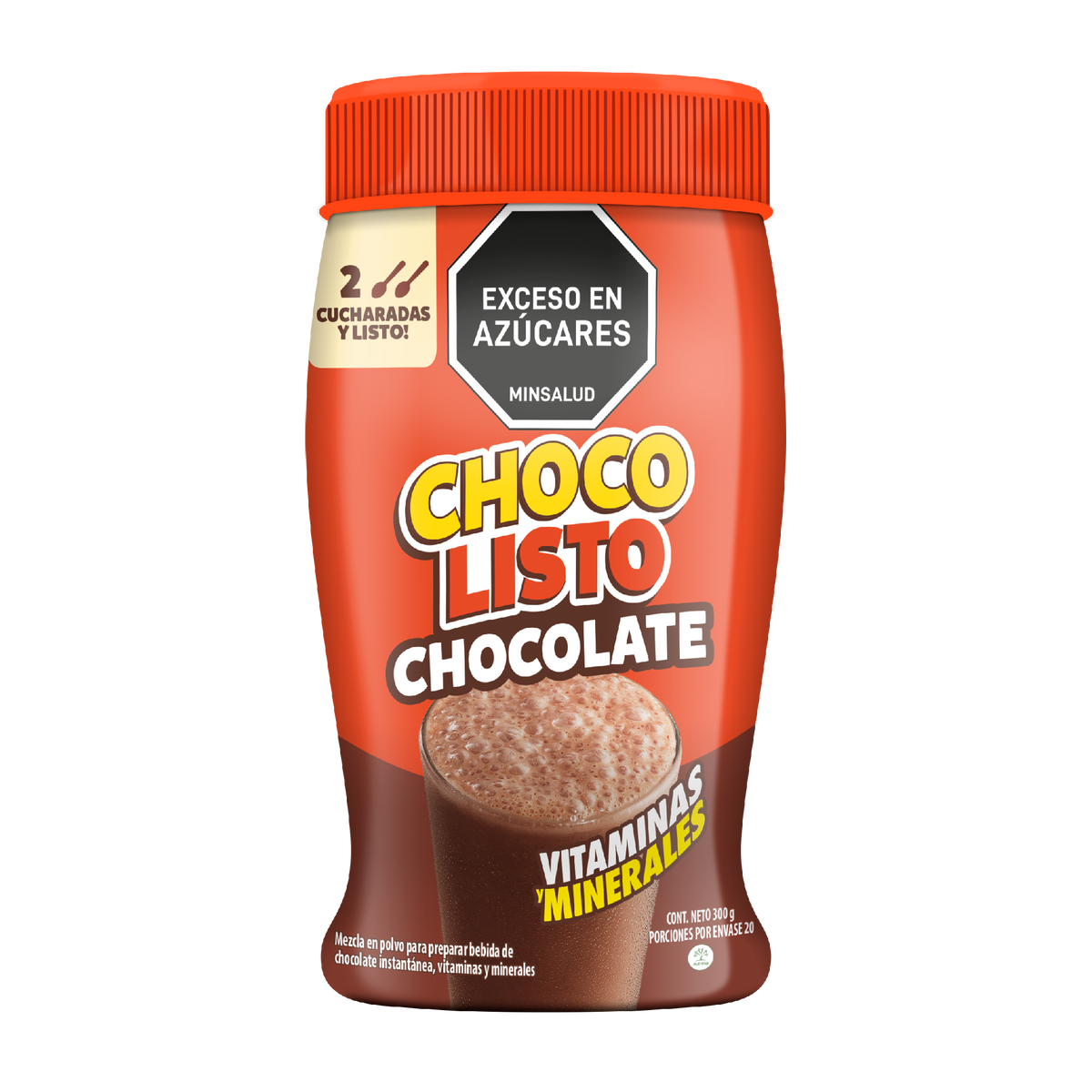 Chocolisto Chocolate Tarro x 300g