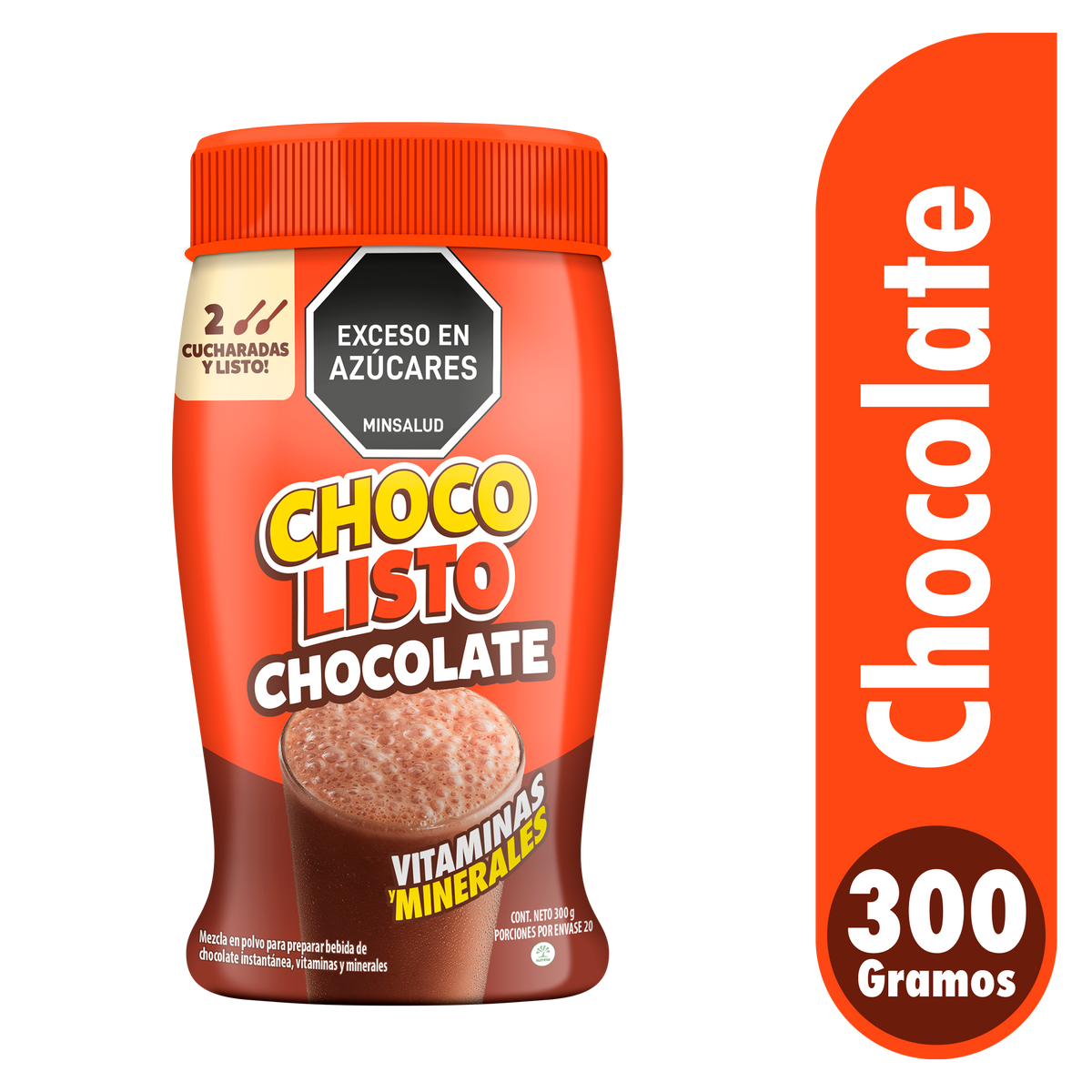 Chocolisto Chocolate Tarro x 300g