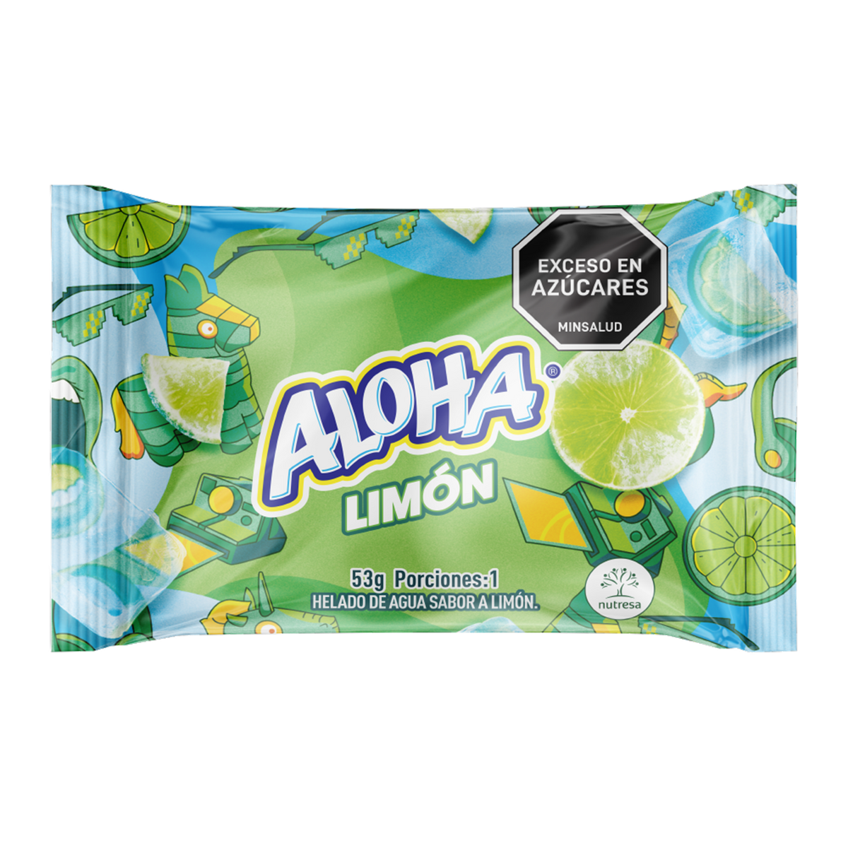 Meals Paleta Aloha Cm Limon Sp 53Gr X 60Un