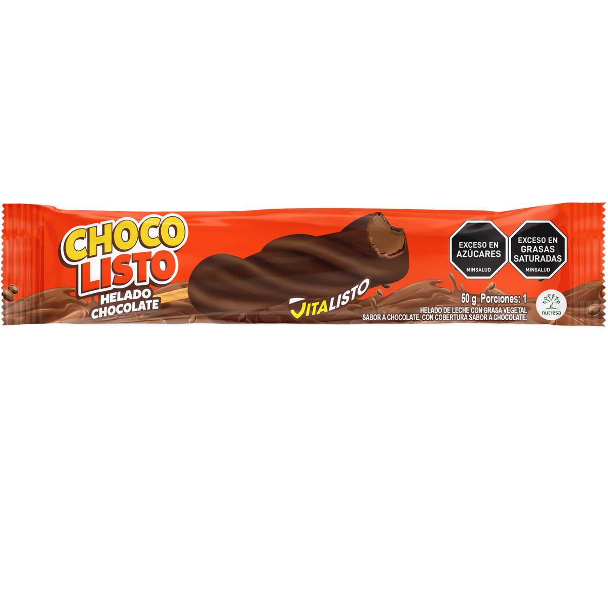 Chocolisto Paleta Chocolate Caja x30un x50g