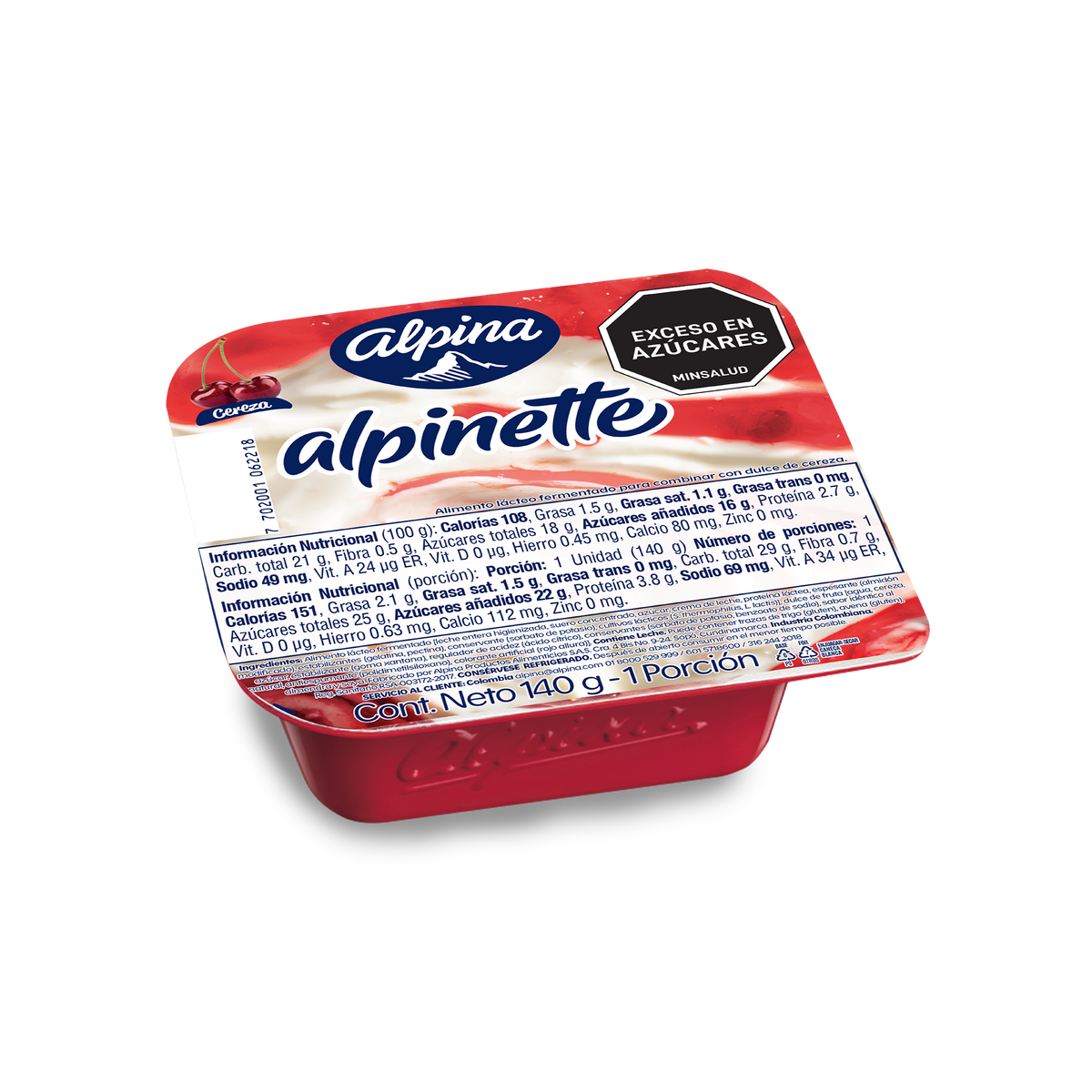 Alpina Alpinette Cereza 140 g