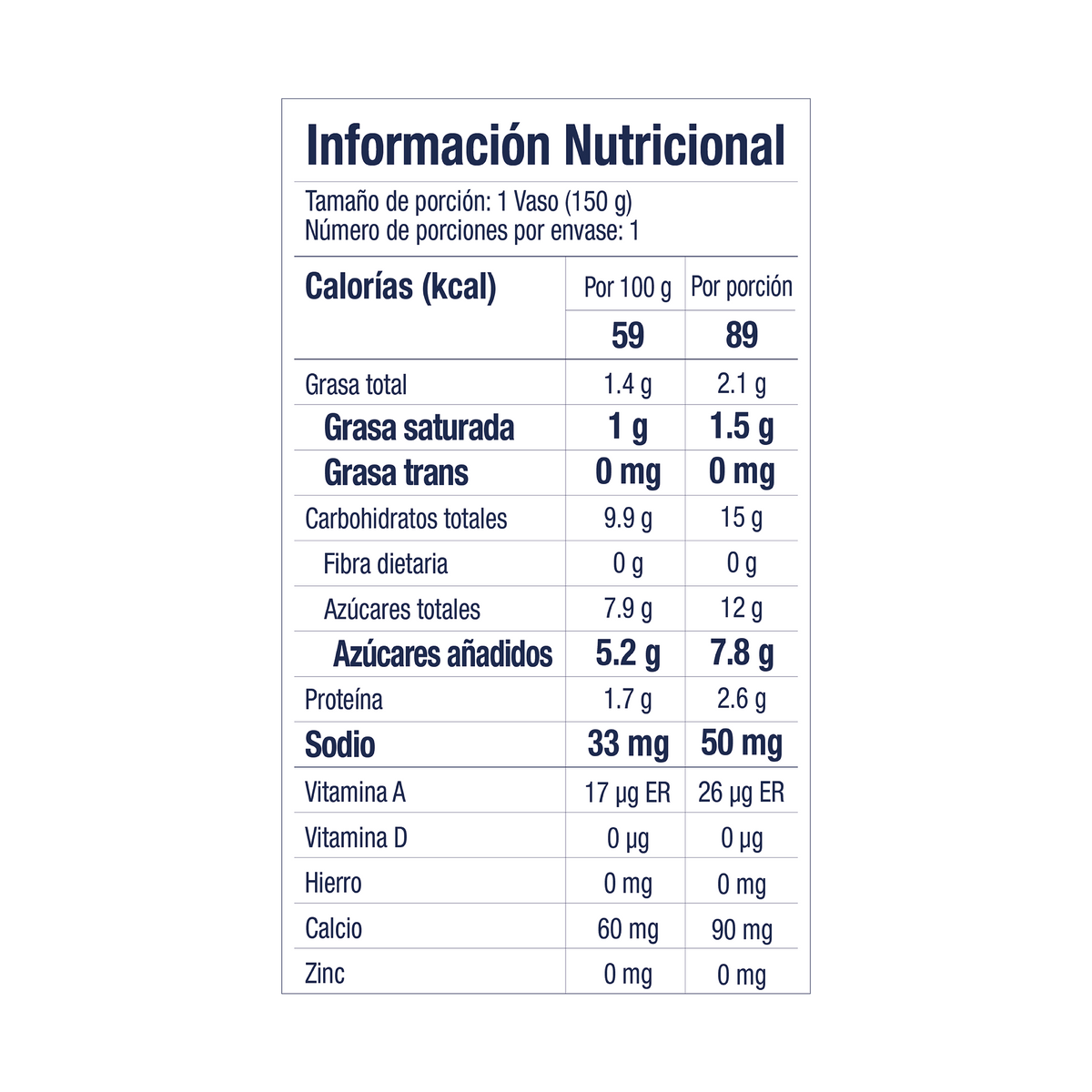 Alpina Yogo Vaso Mora 150 g