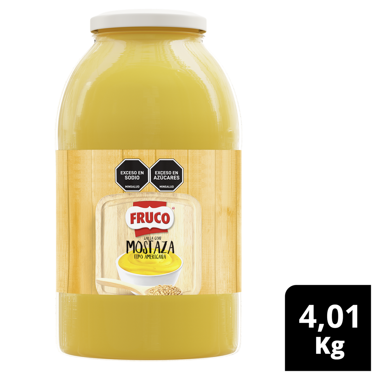 Fruco Salsa Mostaza Galon 4. 015 kg
