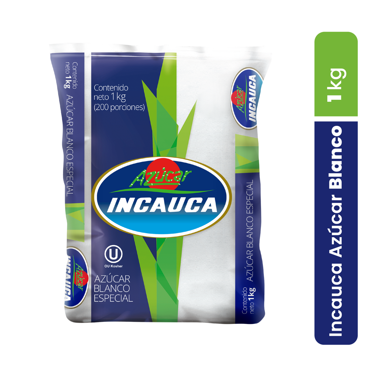 Incauca Azúcar Blanco Bolsa x 1.0 kg
