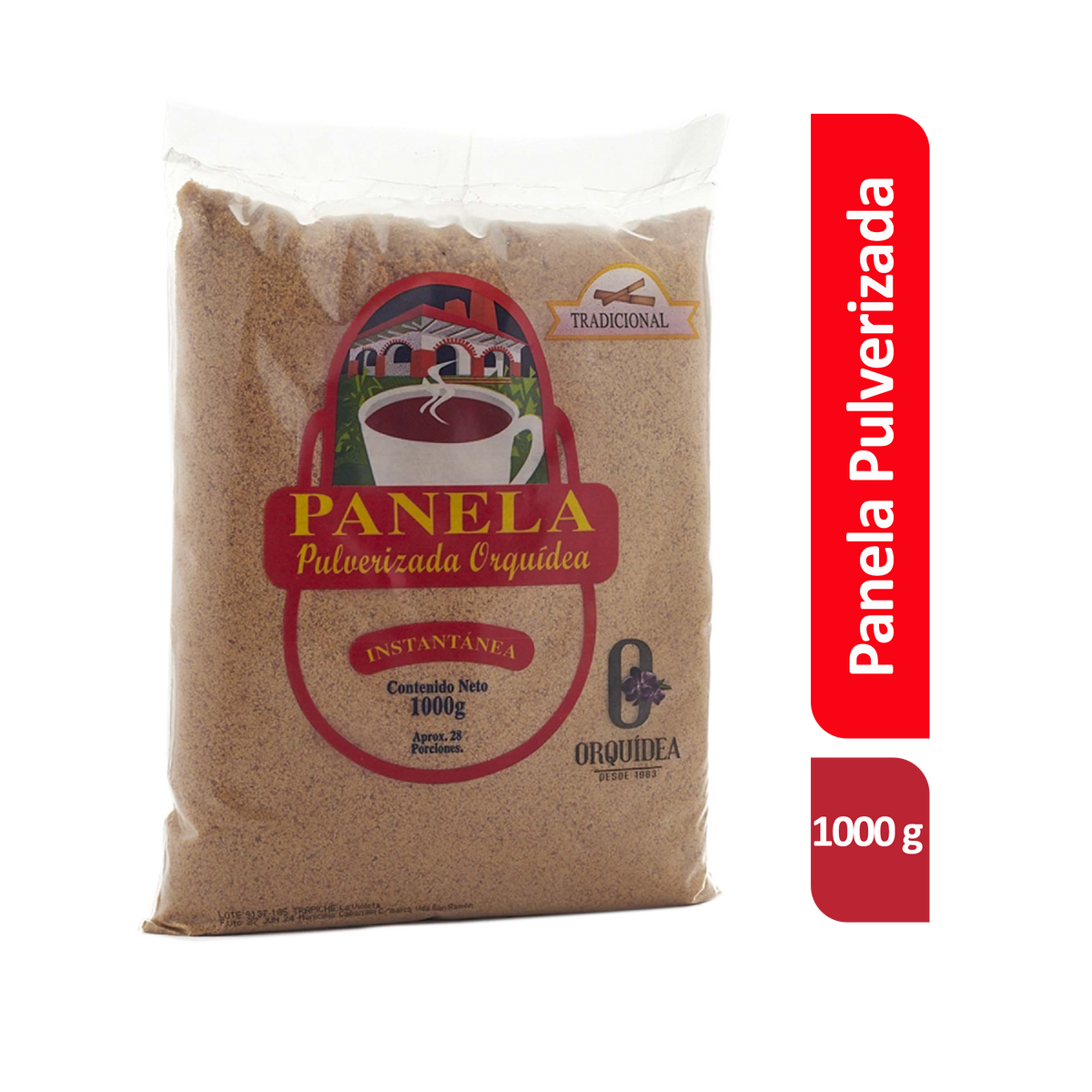 Orquídea panela pulverizada bolsa x 1000 gramos