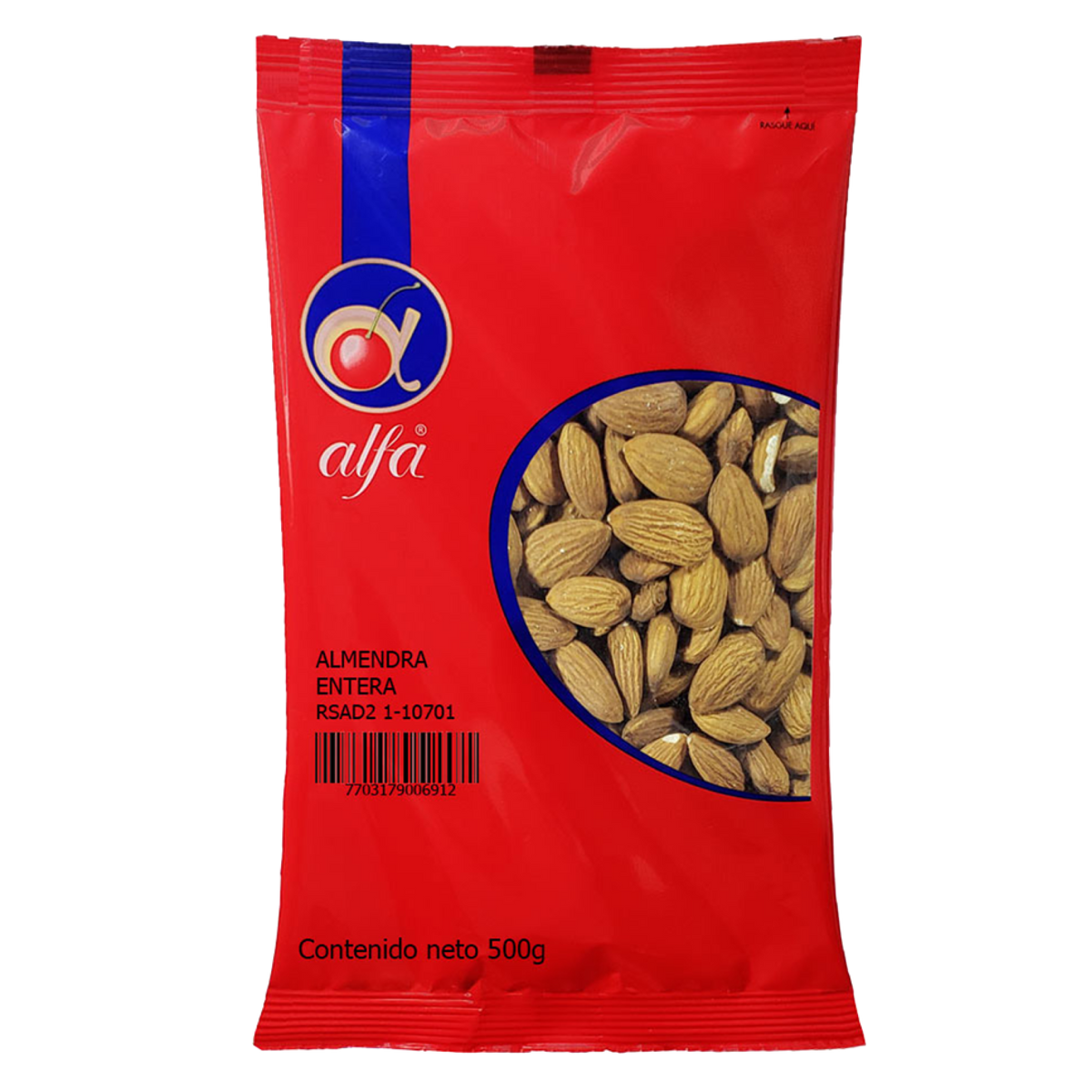 Alfa Almendra Entera x 500 g