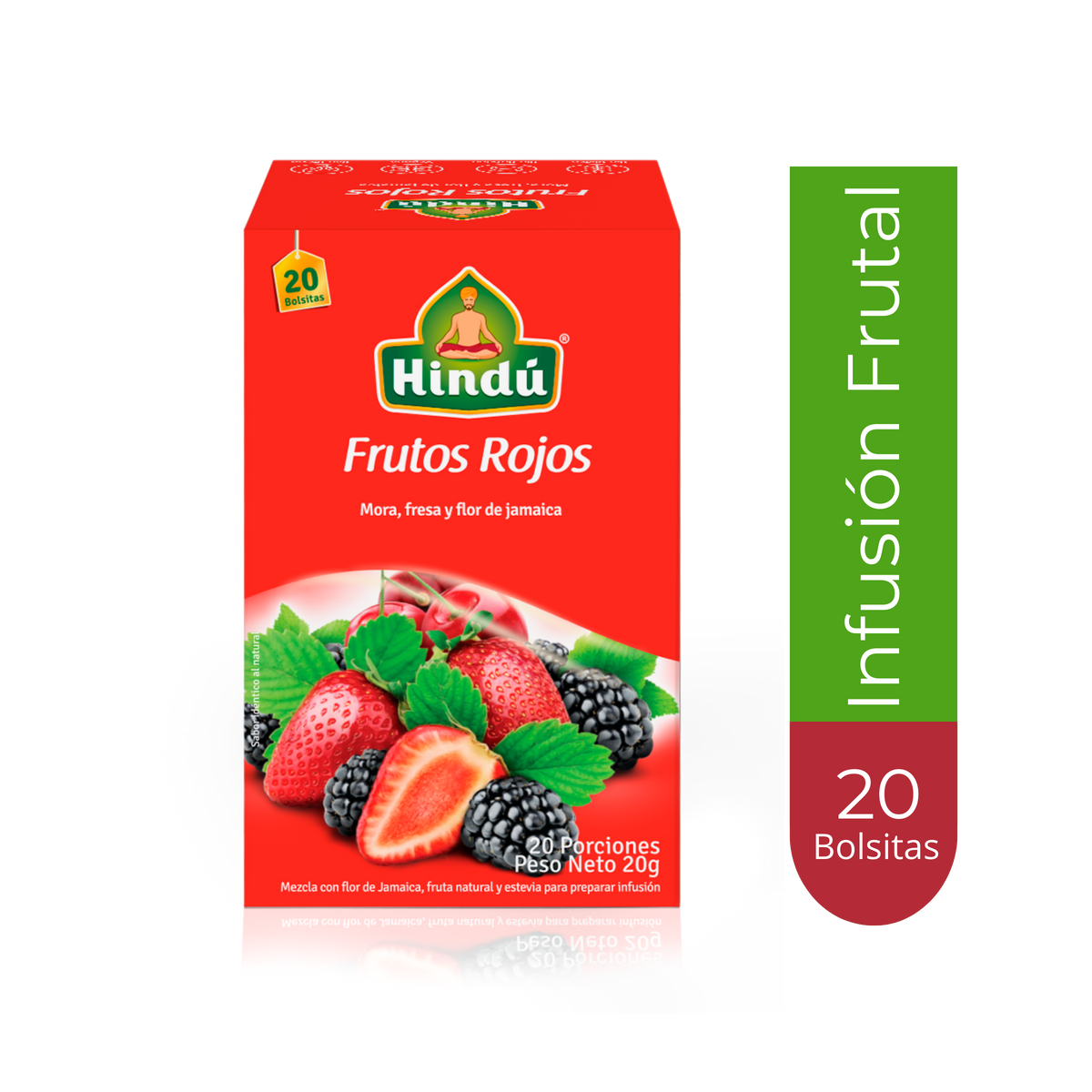 Hindú Infusion Frutos Rojos 20 g x 20 Sobres