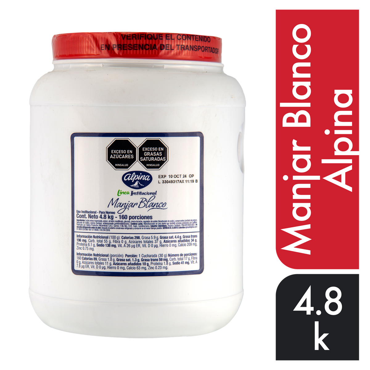 Alpina Manjar Blanco 4. 8kg