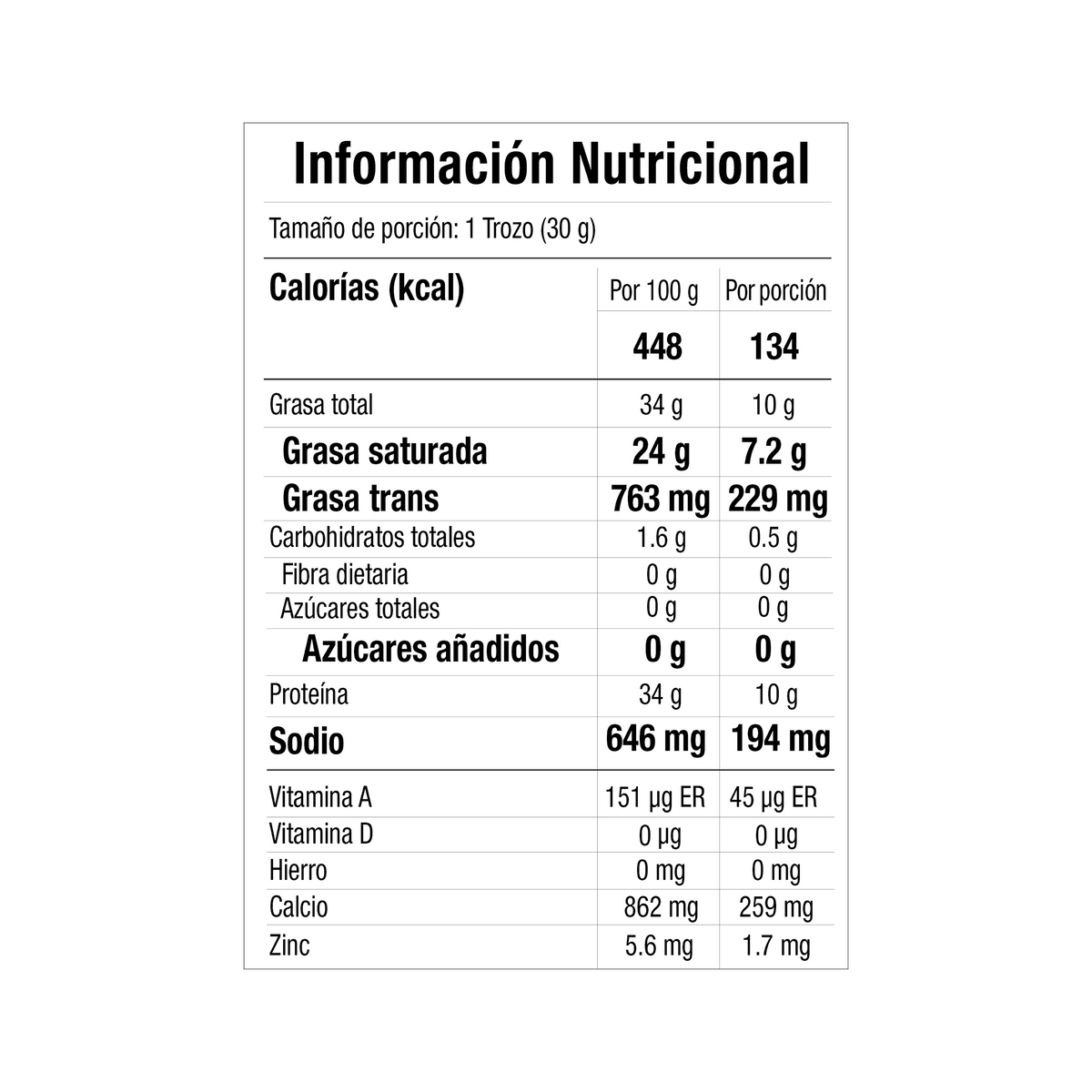 Queso Sopo Torta Vendida al Peso