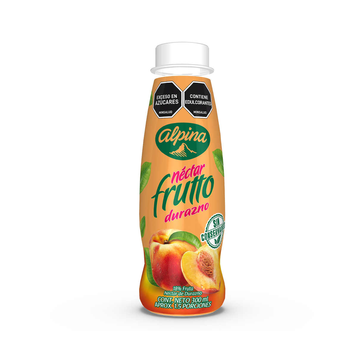 Frutto Nectar Alpina Durazno Pet 300 ml