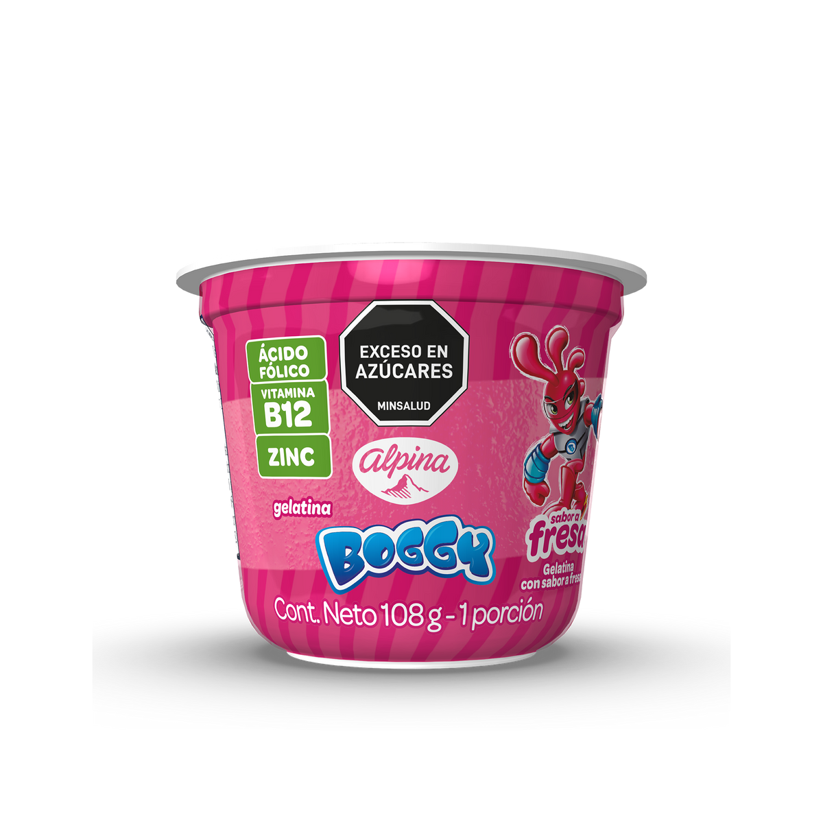 Boggy gelatina fresa x 108 gramos