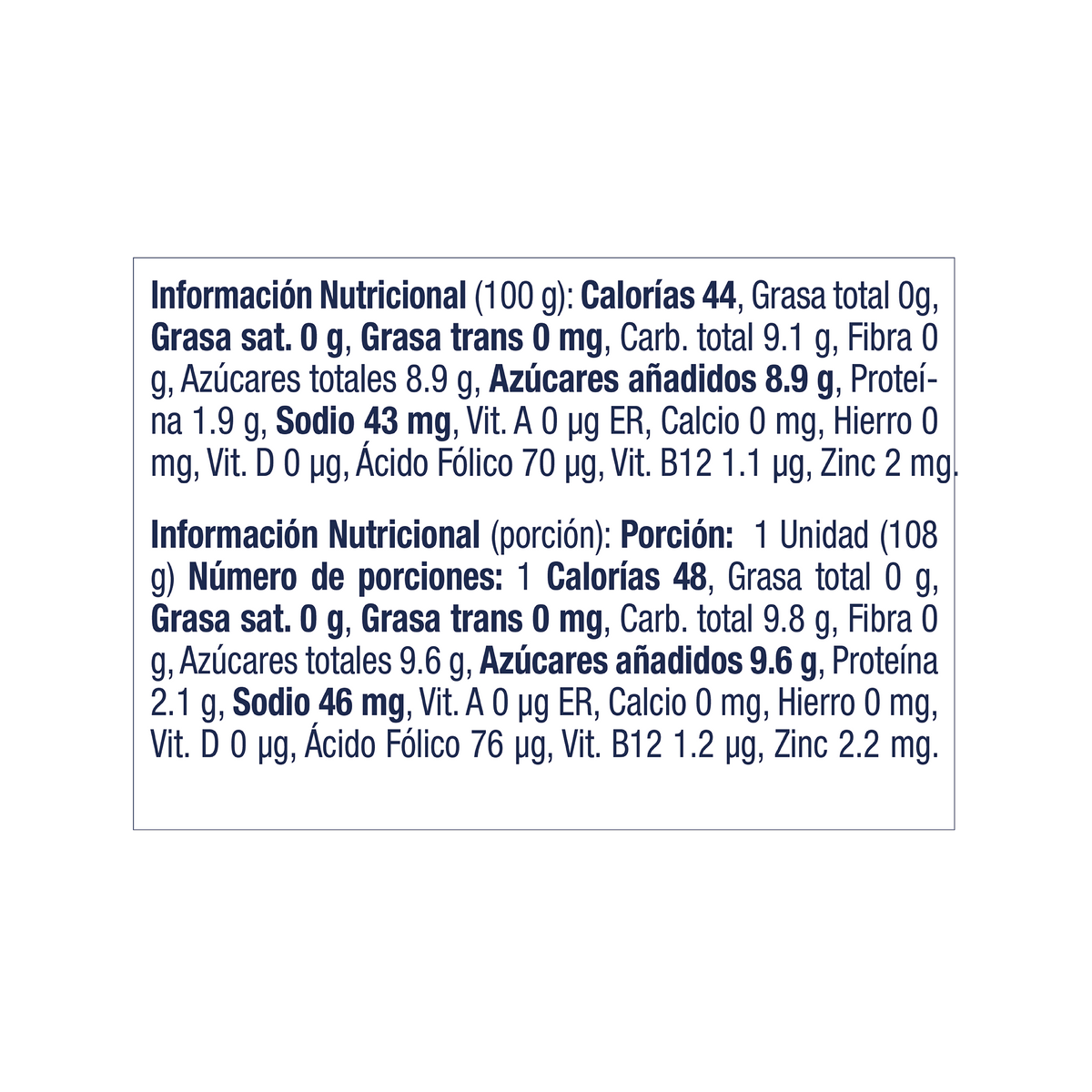 Boggy gelatina naranja x 108 gramos