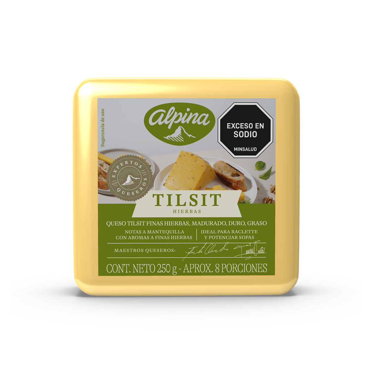 Alpina Queso Tilsit Finas Hierbas Cuña 250 g
