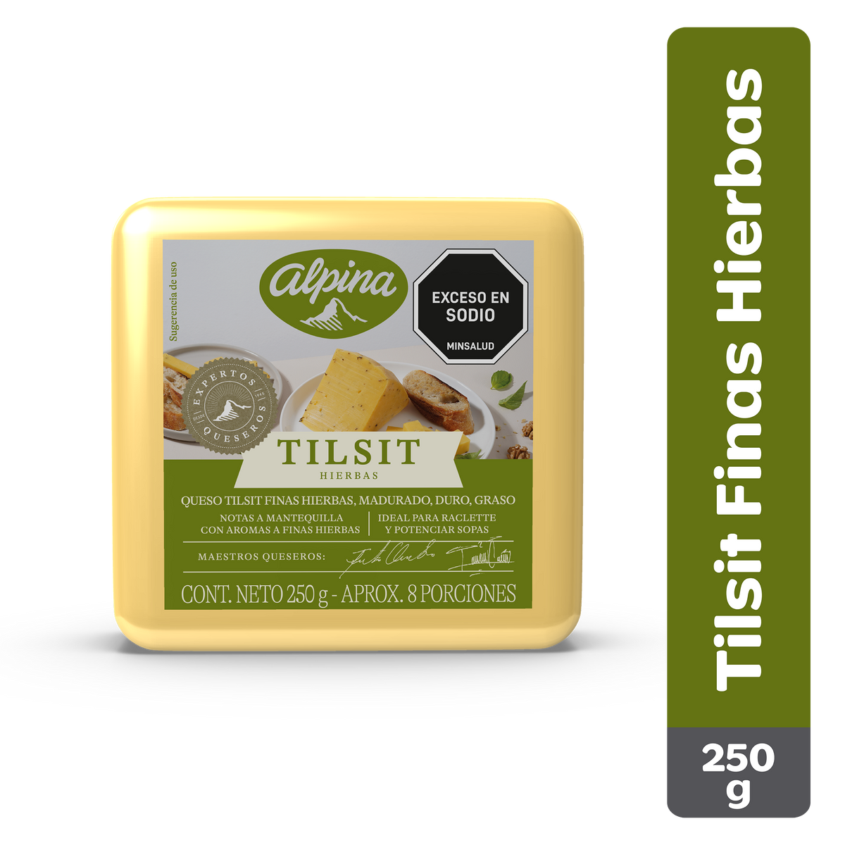 Alpina Queso Tilsit Finas Hierbas Cuña 250 g