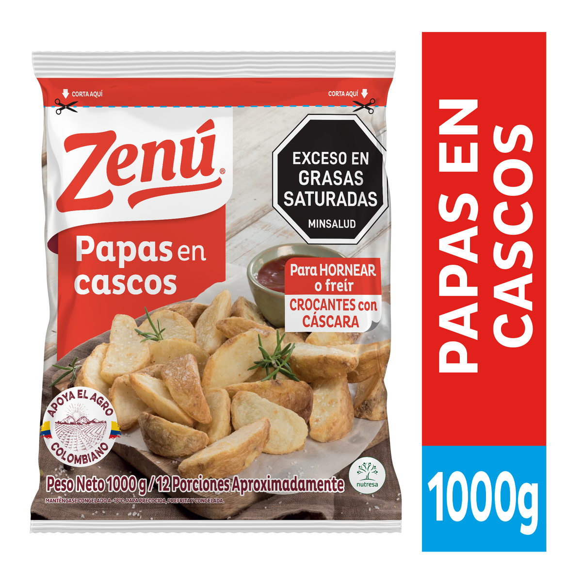 Zenú Papas En Cascos x 1 kg