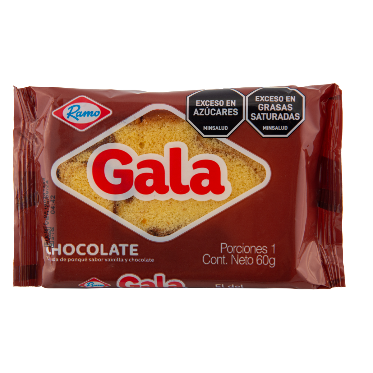 Ramo Ponque Gala Chocolate Tajada 60 g
