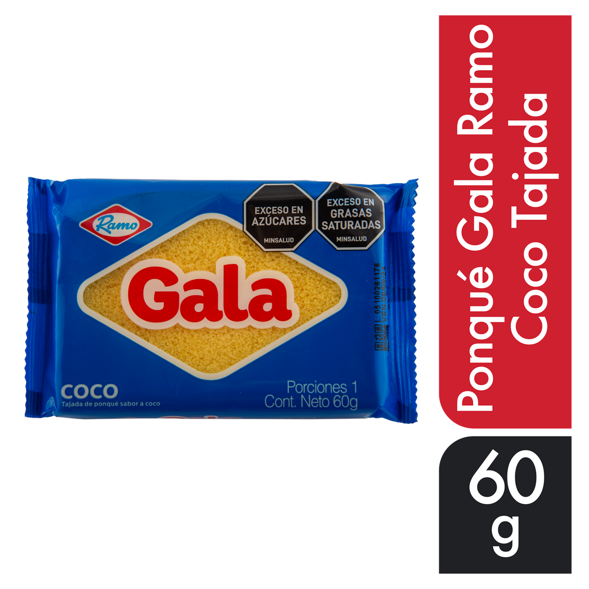 Ramo Ponque Gala Coco Tajada 60 g