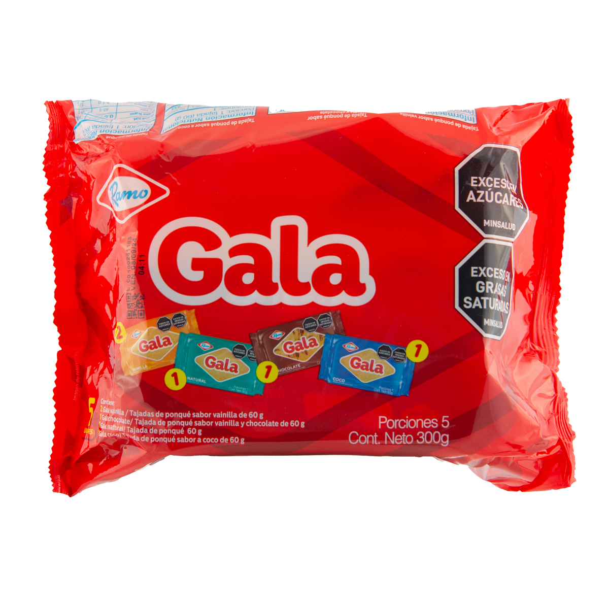 Ramo Ponque Gala Tajada x 5 300 g